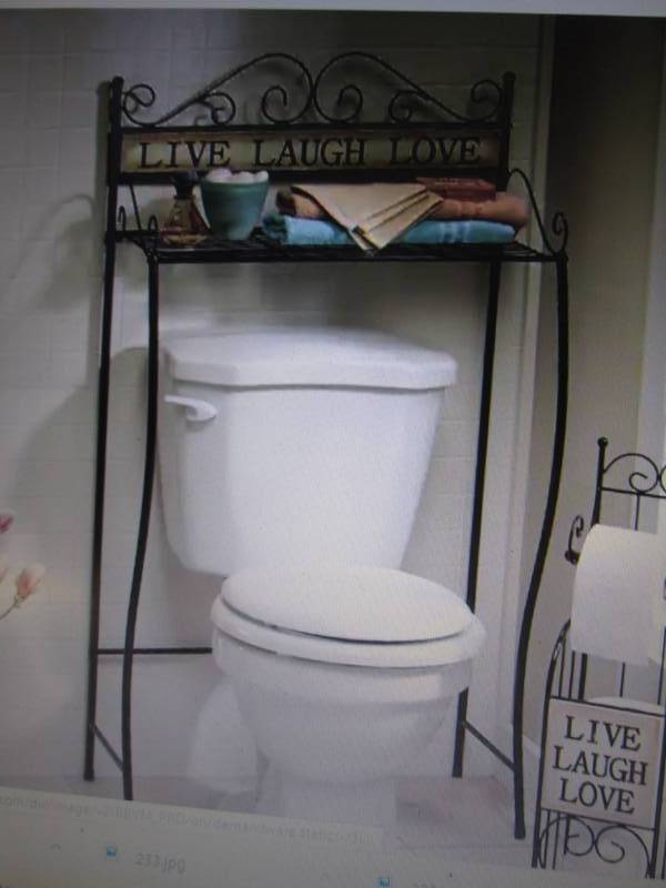 lot 237 image: Live Laugh Love Short Space Saver o...