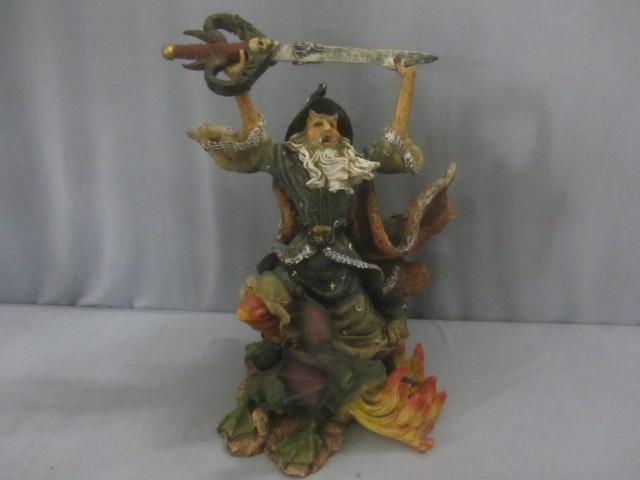 lot 88 image: Wizard & Dragon
