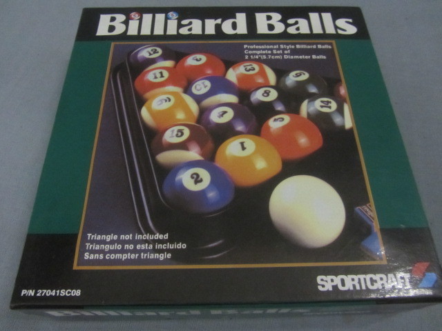 lot 93 image: Billiard Balls