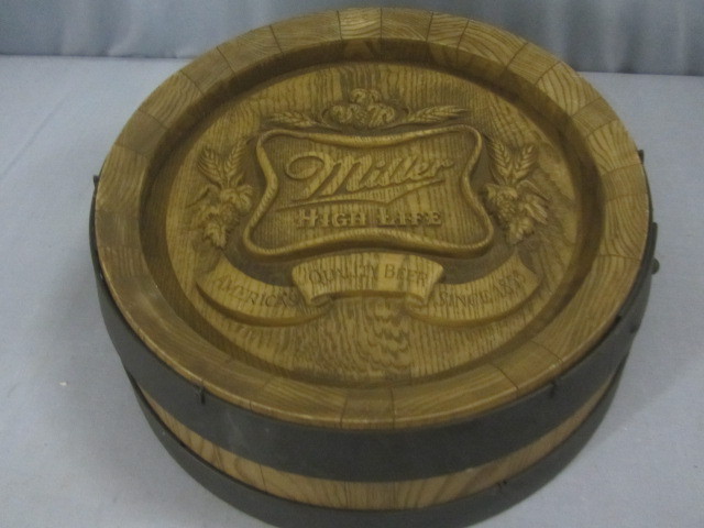 lot 102 image: Miller High Life Barrel