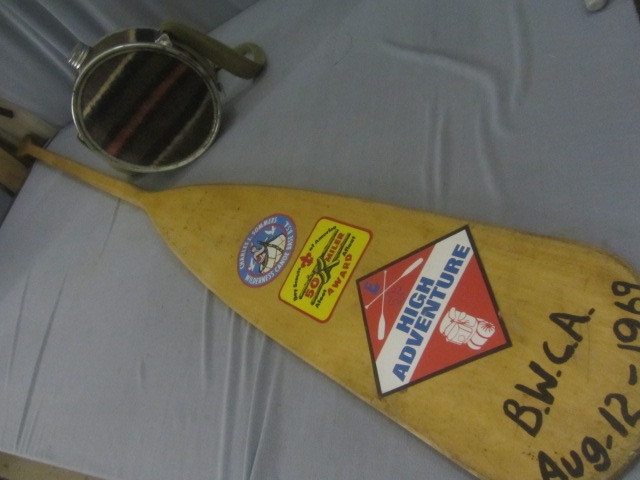 lot 143 image: BWCA Wood Canoe Paddle, Canteen