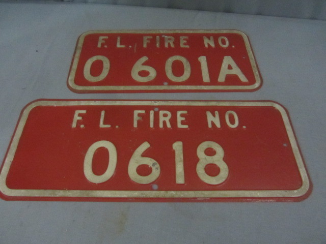 lot 184 image: Fire No. Signs, DNR Sign