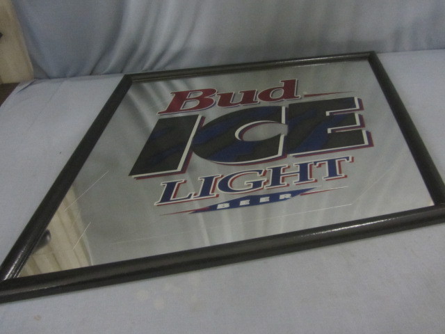 lot 189 image: Bud Ice Beer Mirror