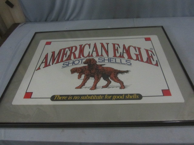 lot 190 image: American Eagle Shotshell Sign