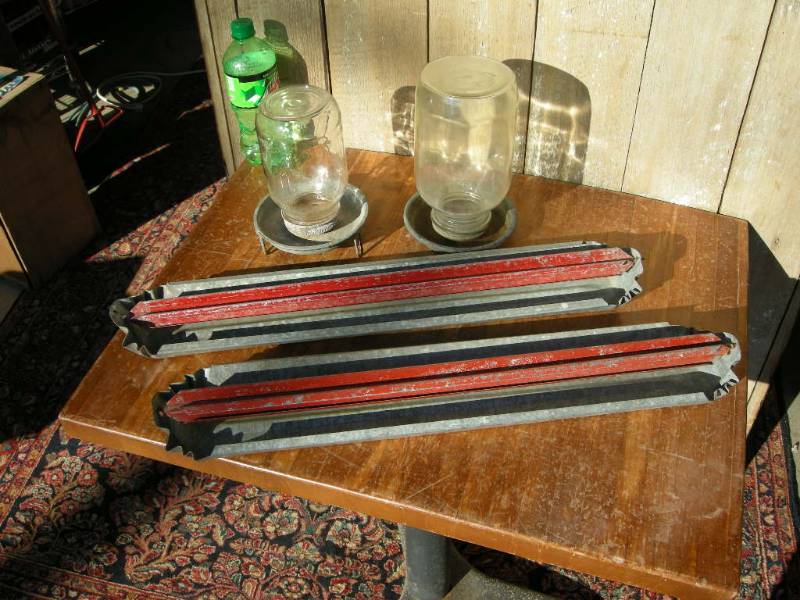 lot 38 image: Vintage Chicken FeedersWaterers