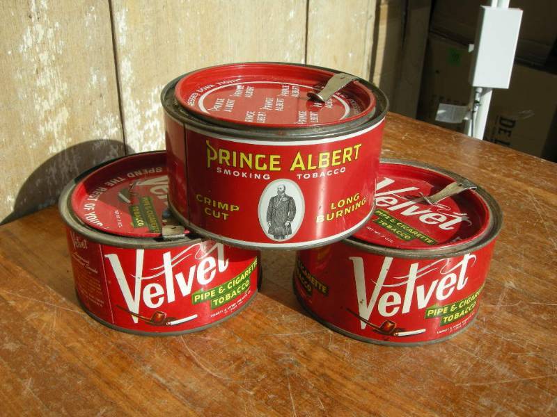 lot 53 image: Vintage Velvet - Prince Albert Tobacco Tins