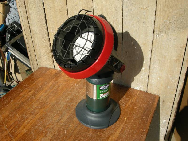 lot 110 image: Mr Heater Little Buddy Propane Heater