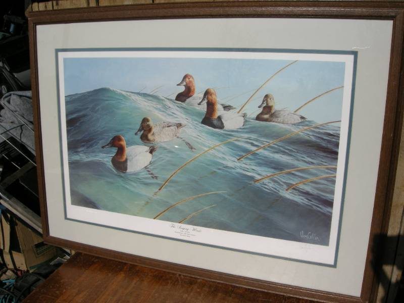 lot 112 image: Ron Van Gilder The Singing Winds Wildlife Print