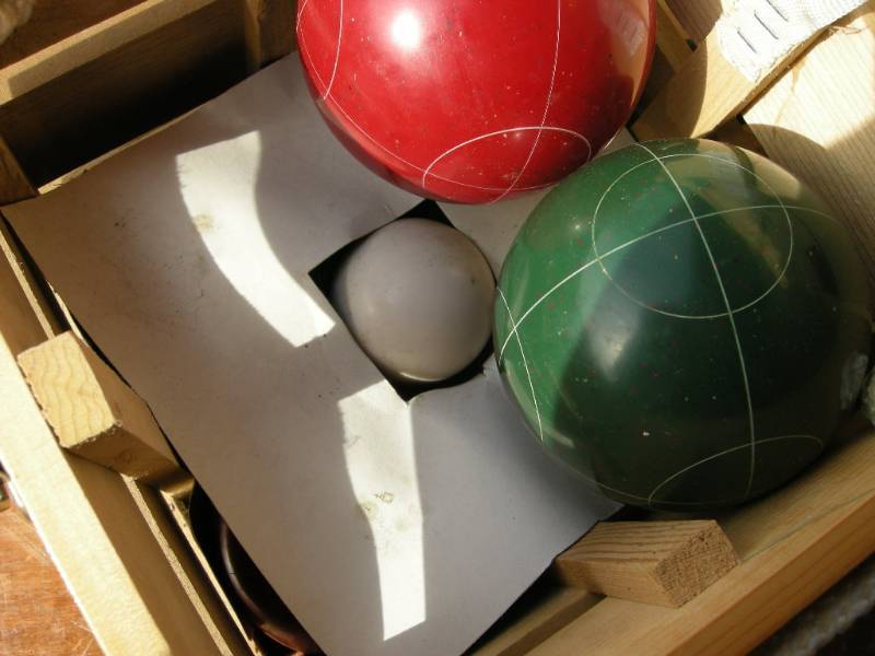 Eddie Bauer Bocce Ball Set Super Select Antique, Unique, Collectible