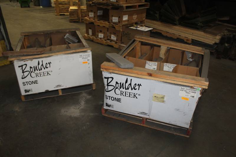 lot 21 image: Lot of (85) Boulder Creek Arkansas Flat Sill 19.5x5x1.5in., Tivoli Flat Sill 19.5x5x1.5in.