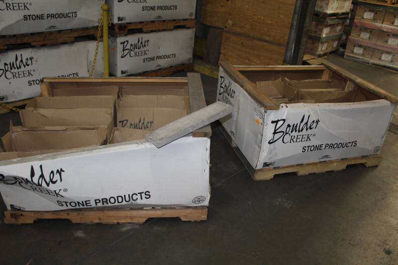 lot 23 image: Lot of (135) Boulder Creek Light Grey Flat Sill 19.5x5x1.5in.
