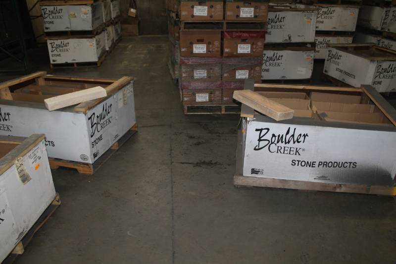 lot 25 image: Lot of (63) Boulder Creek Harvest Wheat Flat Sill 19.5x7x2.5in., Ponderosa Flat Sill 19.5x7x2.5in.