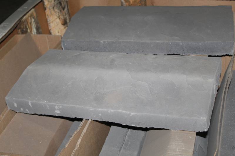 lot 31 image: Lot of (28) Boulder Creek Tivoli Peaked Wall Cap 12x24x3in.