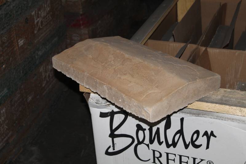 lot 33 image: Lot of (48) Boulder Creek Ponderosa Peaked Capstone 12x20x3in.