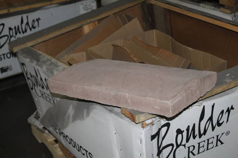 lot 36 image: Lot of (51) Boulder Creek Arkansas Flat Capstone 12x20x3in.
