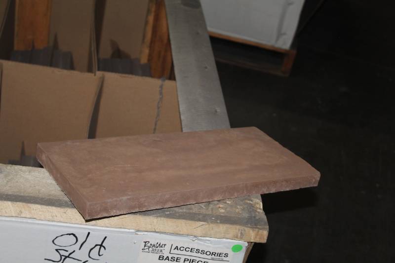 lot 47 image: Lot of (98) Boulder Creek Arkansas Base Piece 8x18x1in.