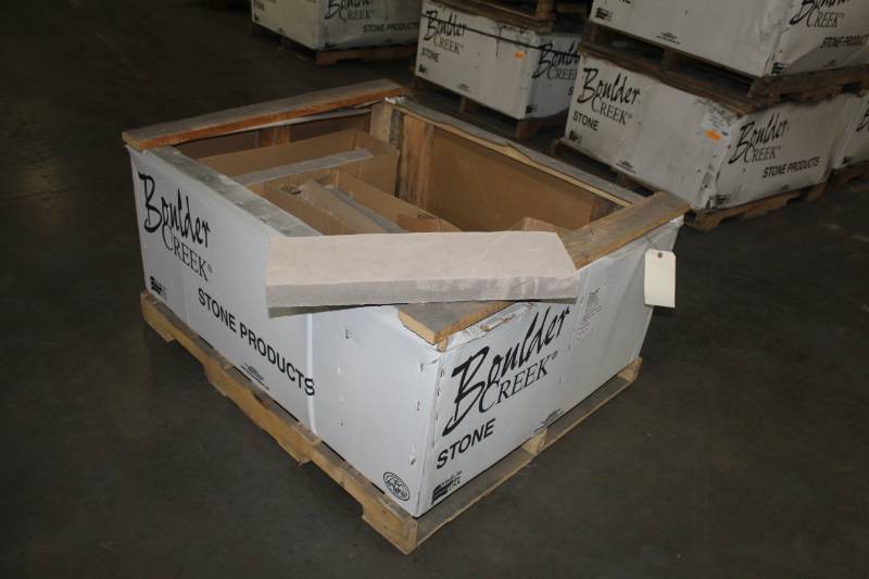 lot 54 image: Lot of (20) Boulder Creek Antique Tan Flats 23.5x7x2.5in.
