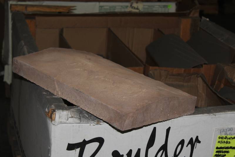 lot 60 image: Lot of (36) Boulder Creek Sequoia Peaked Capstone 12x20x3in., Sequoia Peaked 16x20x3in.
