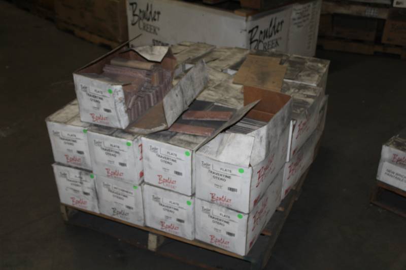 lot 103 image: Lot of (24 Boxes) Boulder Creek Travertine Otero Flats