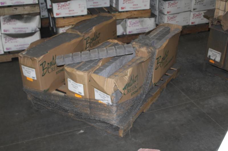 lot 113 image: Lot of (5 Boxes) Boulder Creek Rollock Tivoli 24x4x2in.