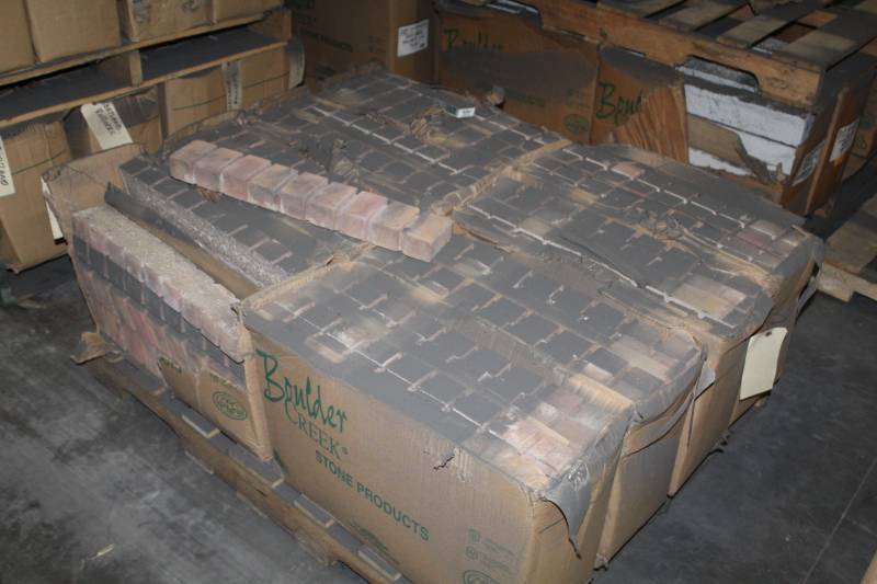 lot 117 image: Lot of (8 Boxes) Boulder Creek Rollock Cortland 24x4x2in.
