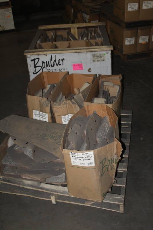 lot 126 image: Boulder Creek Bavarian Castle Oxford Brown 90 Degree Corners and Flats