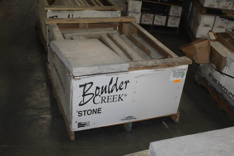 lot 143 image: Lot of (17) Boulder Creek Hearthstone Large Textured Cheyenne Flats 16x24in.