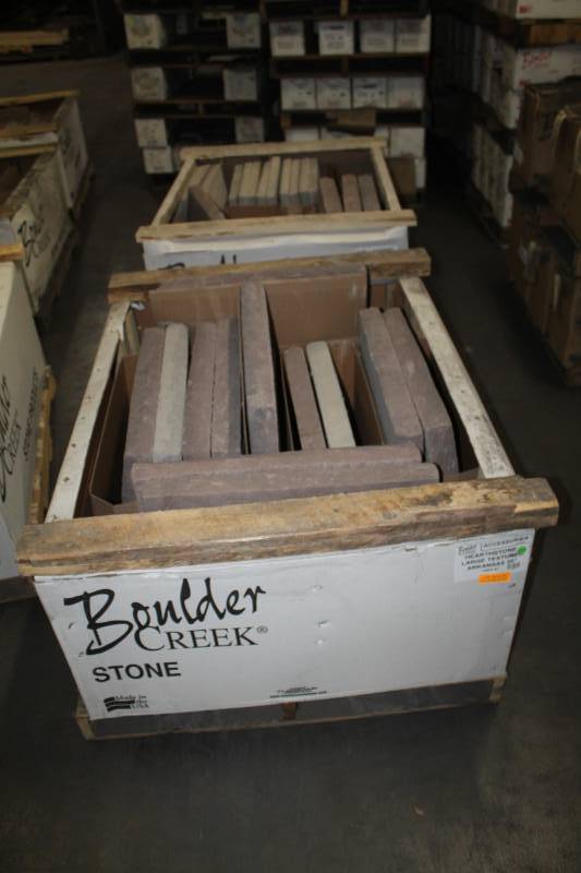 lot 149 image: Lot of (30) Boulder Creek Hearthstone Large Textured Arkansas 16x24in.