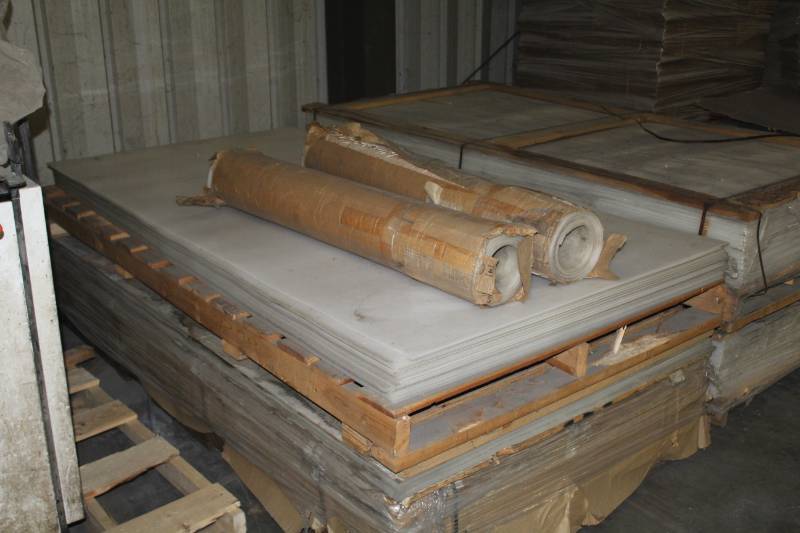 lot 2A image: Lot of (50) 4x8ft. Plastic Mold Sheets