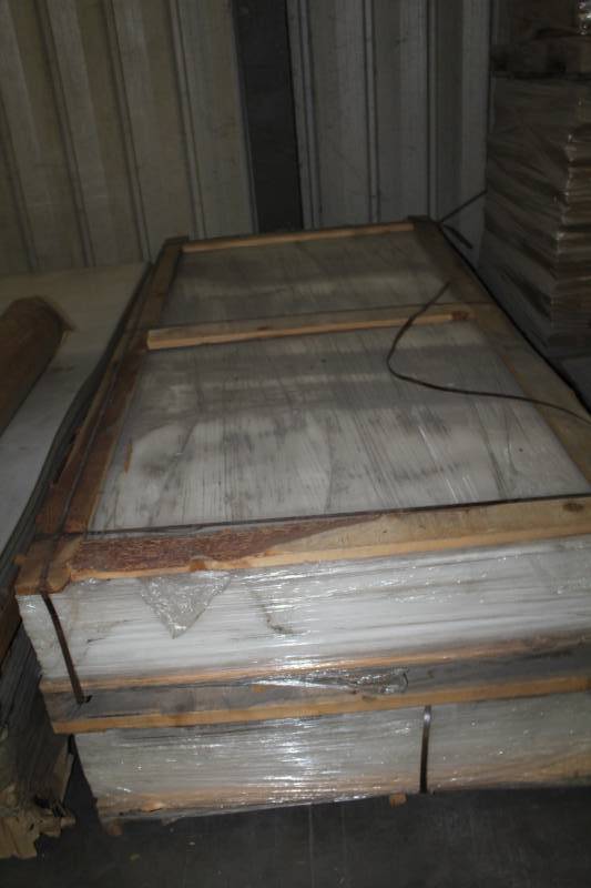 lot 2B image: Lot of (Approximately 100) 4x8ft. Plastic Mold Sheets