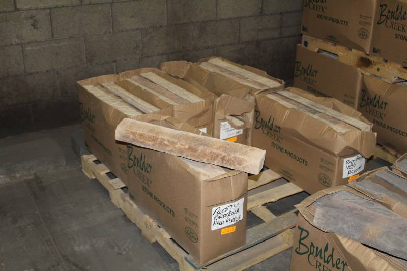 lot 163 image: Lot of (6 Boxes) Boulder Creek Rusty Ponderosa