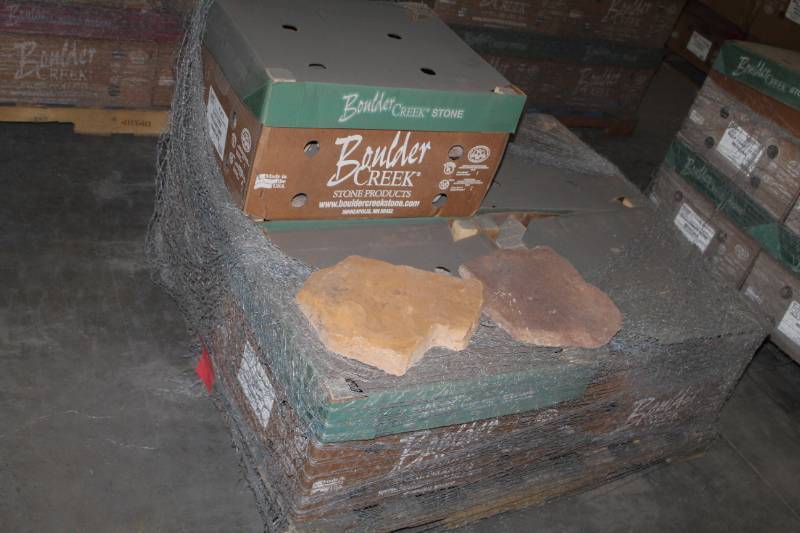 lot 176 image: Lot of (5 Boxes) Boulder Creek Eastern Fieldstone Hanover Flats