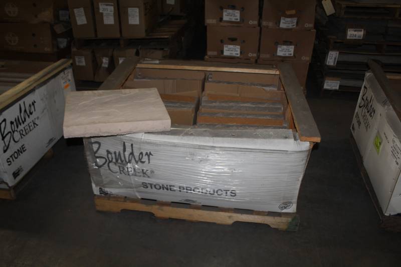lot 271 image: Lot of (24) Boulder Creek Capstone 16x20in. Flat Antique Tan