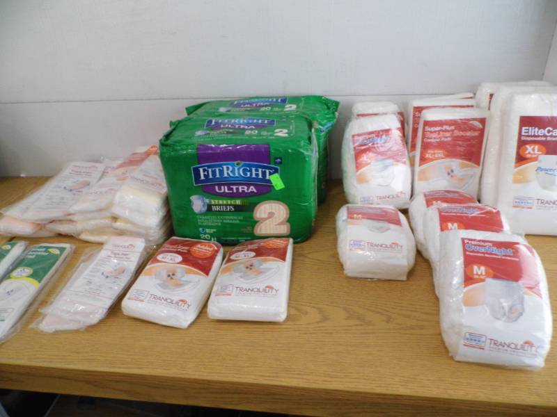 lot 93 image: Disposable Briefs - Pads