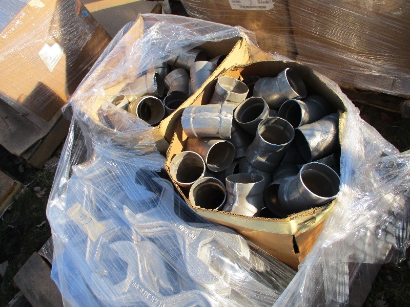 lot 7 image: 3 ALUMINUM ELBOWS   WRENCHES
