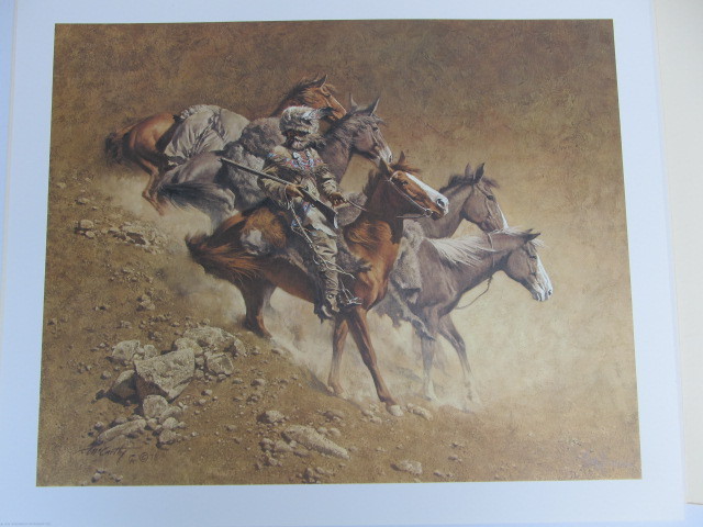 lot 18 image: Signed & Numbered FRANK MCCARTHY The Loner 5891000 