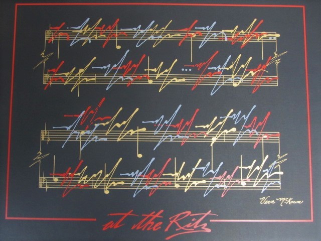 lot 9 image: VERN MCKOWN Music Print At The Ritz 