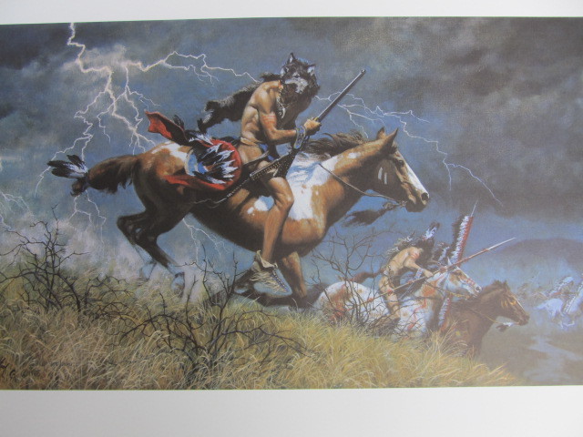 lot 19 image: Signed & Numbered FRANK MCCARTHY When Omens Turn Bad 9081000