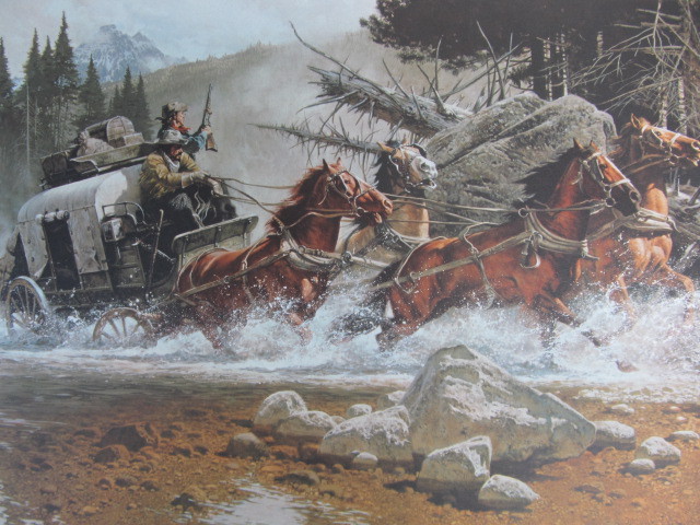 lot 21 image: Signed & Numbered FRANK MCCARTHY  The Fording 2511000