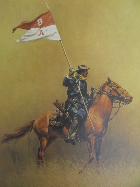 lot 23 image: Signed & Numbered FRANK MCCARTHY The Trooper 9811000