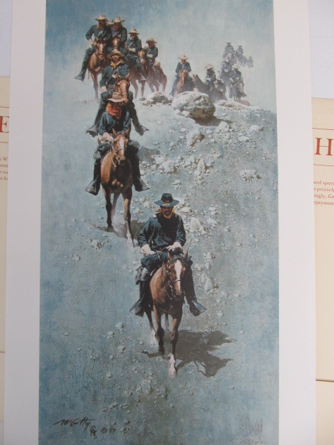 lot 24 image: Signed & Numbered FRANK MCCARTHY Single File  #125