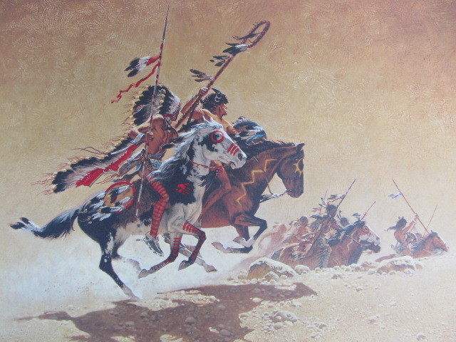 lot 25 image: Signed & Numbered FRANK MCCARTHY On The Warpath 1191000