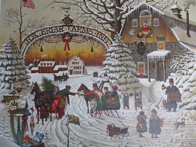 lot 44 image: Signed & Numbered CHARLES WYSOCKI Christmas Greeting 184911000