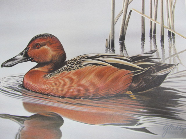 lot 52 image: Signed & Numbered GERALD MOBLEY Federal Duck Stamp Print 1527318200