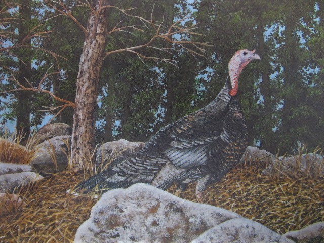 lot 68 image: Signed & Numbered SUSAN PEDERSEN Stamp Print 736750 w STAMPS
