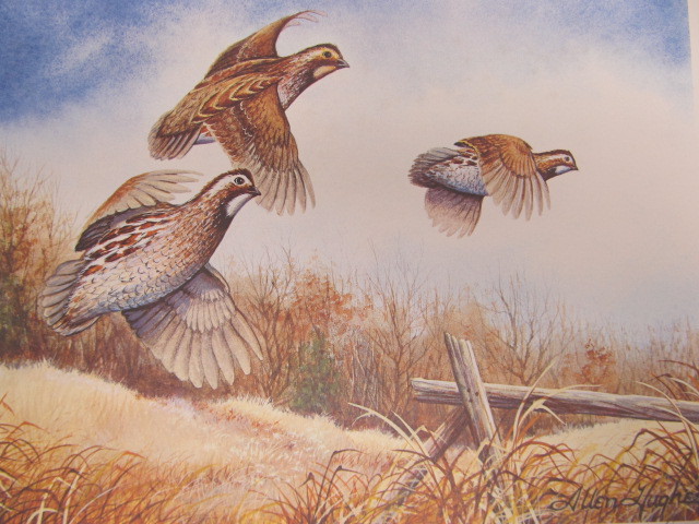 lot 71 image: Signed & Numbered ALLEN HUGHES 1982 Stamp Print 1431500 w STAMP
