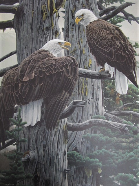 lot 79 image: Large 1987 Signed & Numbered ROD FREDERICK The Nesting Call Print 702500