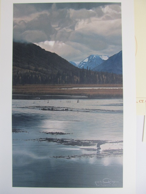 lot 91 image: Signed & Numbered ROD FREDERICK Glimmer of Solitude Print 5811500