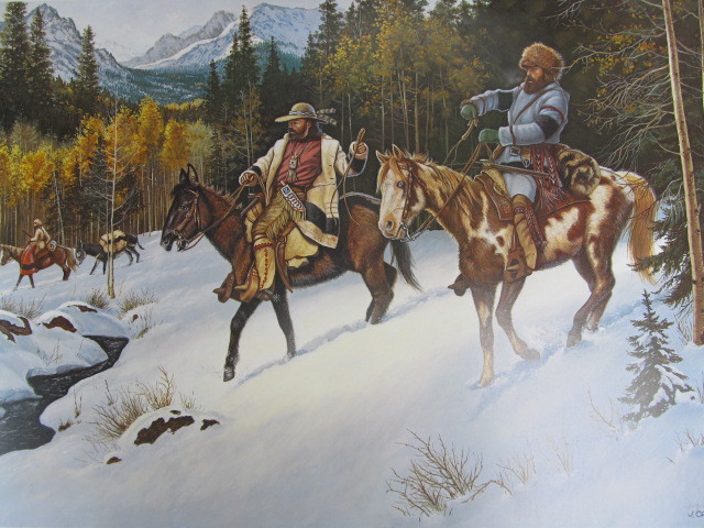 lot 93 image: Limited Edition Signed & Numbered JERRY CRANDALL An Early Snow Print 277750