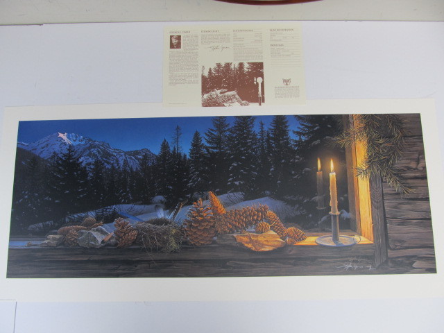 lot 108 image: Signed & Numbered STEPHEN LYMAN Evening Light Print  17002500